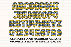 POLICE Alphabet &amp; Numbers Clipart Classroom PNG Bundle Product Image 2