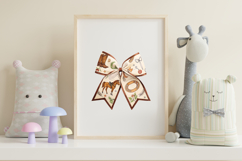 Horseback Riding Coquette Bow Clipart, horseback riding bow Product Image 7