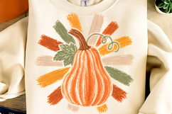 Preppy Fall Pumpkin Halloween Autumn PNG, Halloween Pumpkin Product Image 5