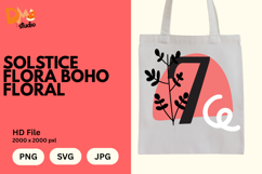 Solstice Flora Boho Floral Monogram Product Image 1