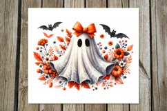 Cute ghost | Funny Halloween Skinny tumbler sublimation P2 Product Image 4