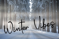 Christmas Magic Script, Elegant Holiday &amp; Wedding Font Product Image 8