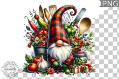Christmas kitchen Gnome Sublimation - Clipart PNG Design Product Image 1