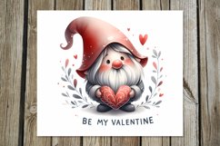 Valentine gnome | watercolor tumbler sublimation design Product Image 8