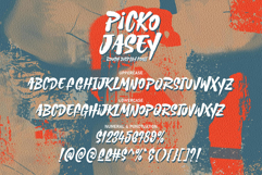 Picko Jasey - Rough Brush Font Product Image 8