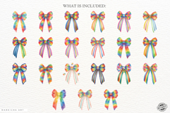 Autism Ribbon Bows Clipart Product Image 4