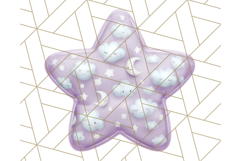 Cute Puffy Star Clipart PNG, 3D Glossy Pastel Stars Clip Art Product Image 4