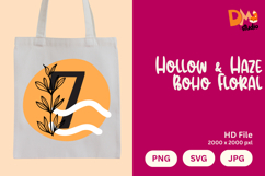 Hollow &amp; Haze Boho Floral Monogram Product Image 1