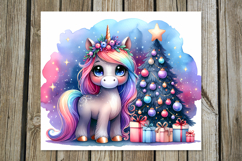 Christmas horse | funny Skinny tumbler sublimation design P2 Product Image 4