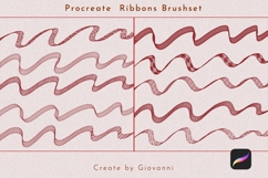 Ribbon Procreate Brush Set, Coquette Bows Procreate Brushes Product Image 9