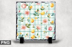 Easter Spring Square Sublimation Slate Design Product Image 1