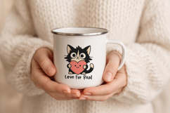Cute &amp; Funny Cat BUNDLE, PNG. Product Image 7