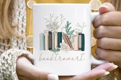 Booktrovert Png | Sublimation File | Flowers Books Product Image 7