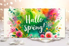 Spring inscription | 8 watercolor Sublimation Mug designs Product Image 8