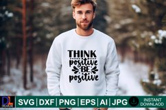 Positive saying SVG Design, Motivational quotes SVG Design Product Image 1