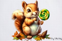 Lollipop Animals Clipart PNG Product Image 1