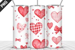Lovely Hearts Tumbler Design | Valentine&#039;s Day Tumbler Wrap Product Image 5