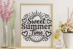 Sweet Summer Time Svg, Summer Vibes Svg, Beach Vacation Svg. Product Image 9