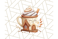 Autumn Treehouse &amp; Woodland Cabin PNG Clipart Product Image 4