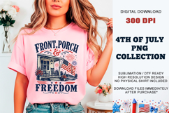 Front Porch &amp; Freedom PNG | Sublimation DTF Product Image 7