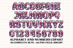 Day of The Dead PNG Alphabet, day of the dead letters doodle Product Image 2