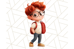 School Teacher Clipart, Boy Teacher PNG, Cute Classroom Art Product Image 8