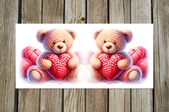 Valentine teddy bear | mug sublimation design PLUS2 Product Image 4