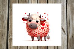 Valentine cow | 4 love Skinny tumbler designs Product Image 4