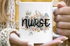 Nurse Flowers Png | Nurse Sublimation | Digital Download Product Image 7