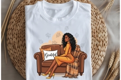 Autmn motivational woman png design for T-shirts Product Image 5