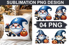 Halloween Gnome - Pillow Sublimation PNG Design Product Image 1