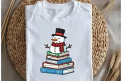 Bookish Christmas png design for T-shirts Product Image 5