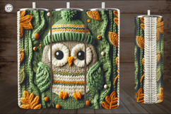 4 Knited Owl Seamless Tumbler Wrap 20 oz Product Image 5