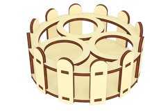 Easter Egg holders - Laser Cur File, Set of 4 Stands Product Image 18