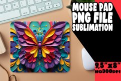 Springtime Delight 3D Butterfly Mouse Pad Product Image 1