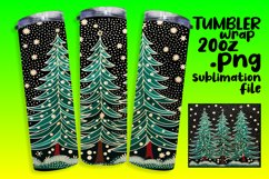 Holiday Spirit Tumbler Wrap - Christmas Theme 20oz Product Image 1