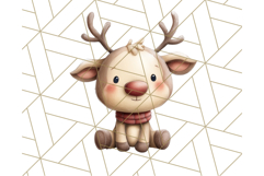 Storybook Santa &amp; Friends PNG Clipart, Christmas Png Clipart Product Image 4