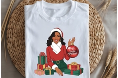 Christmas motivational women png design for T-shirts Product Image 5