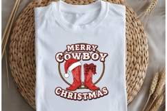 Cowboy Christmas png design for T-shirts Product Image 5