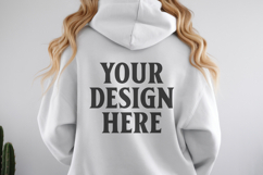 Ash Gildan 18500 Hoodie Sweatshirt Mockup, Unisex Hoodie Product Image 1
