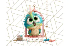 Pet Shop Clipart, Cute Big Eyed Animals, Kawaii Pets PNG Product Image 4