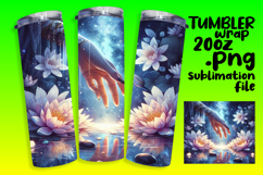 LUSH 20oz Tumbler Artwork for DIY , Mystic Product Image 1