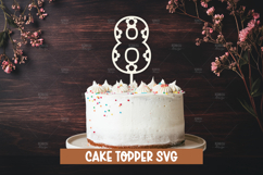 Cake Toppers Daisy Numbers 0-9 Laser cut, Baby Birthday Cake Product Image 10