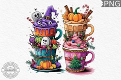Hallothanksmas PNG, Hallothanksmas Coffee Sublimation Product Image 1