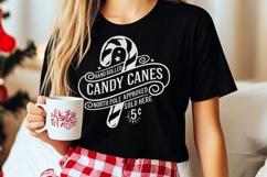 Hand Rolled Candy Canes North Pole Approved Svg, Winter Svg. Product Image 6