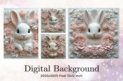 Easter Bunny Background Backdrop Rabbit Wallpaper Wall Art Product Image 1