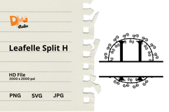 Leafelle Split Monogram Product Image 1
