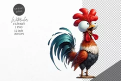 Chicken Clipart, Funny chicken clipart, Farmhouse clipart Product Image 1