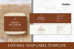 Custom Soap Bar Label Canva Template - 2 Product Image 1