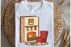 Bookish Christmas png design for T-shirts Product Image 5